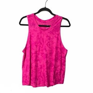Maurices all in motion pink tie dye tank top